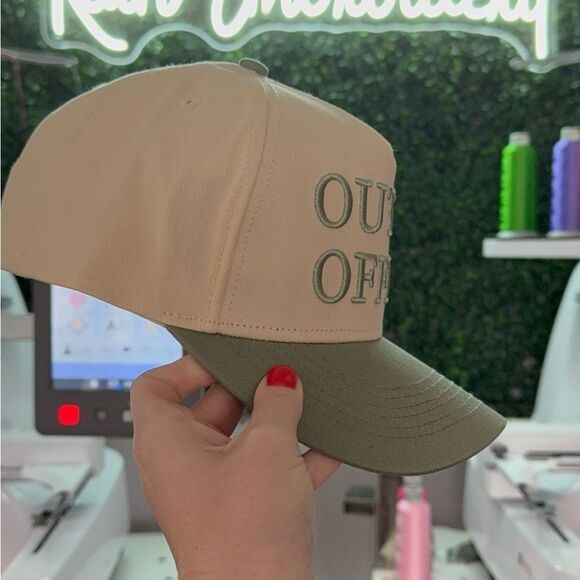 OUT OF OFFICE - Vintage Embroidered Hat - Picture 4 of 6